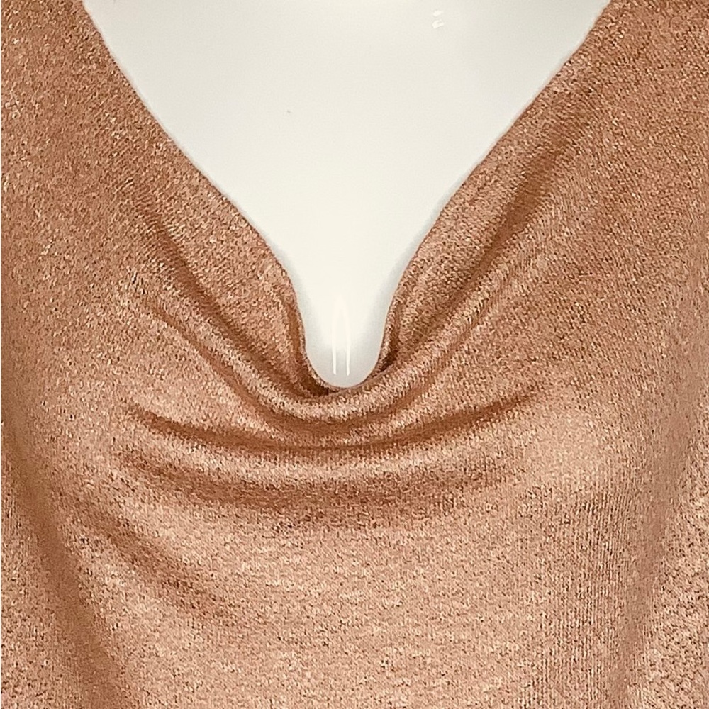 Ronan Chen Women’s Golden Brown Sleeveless Top